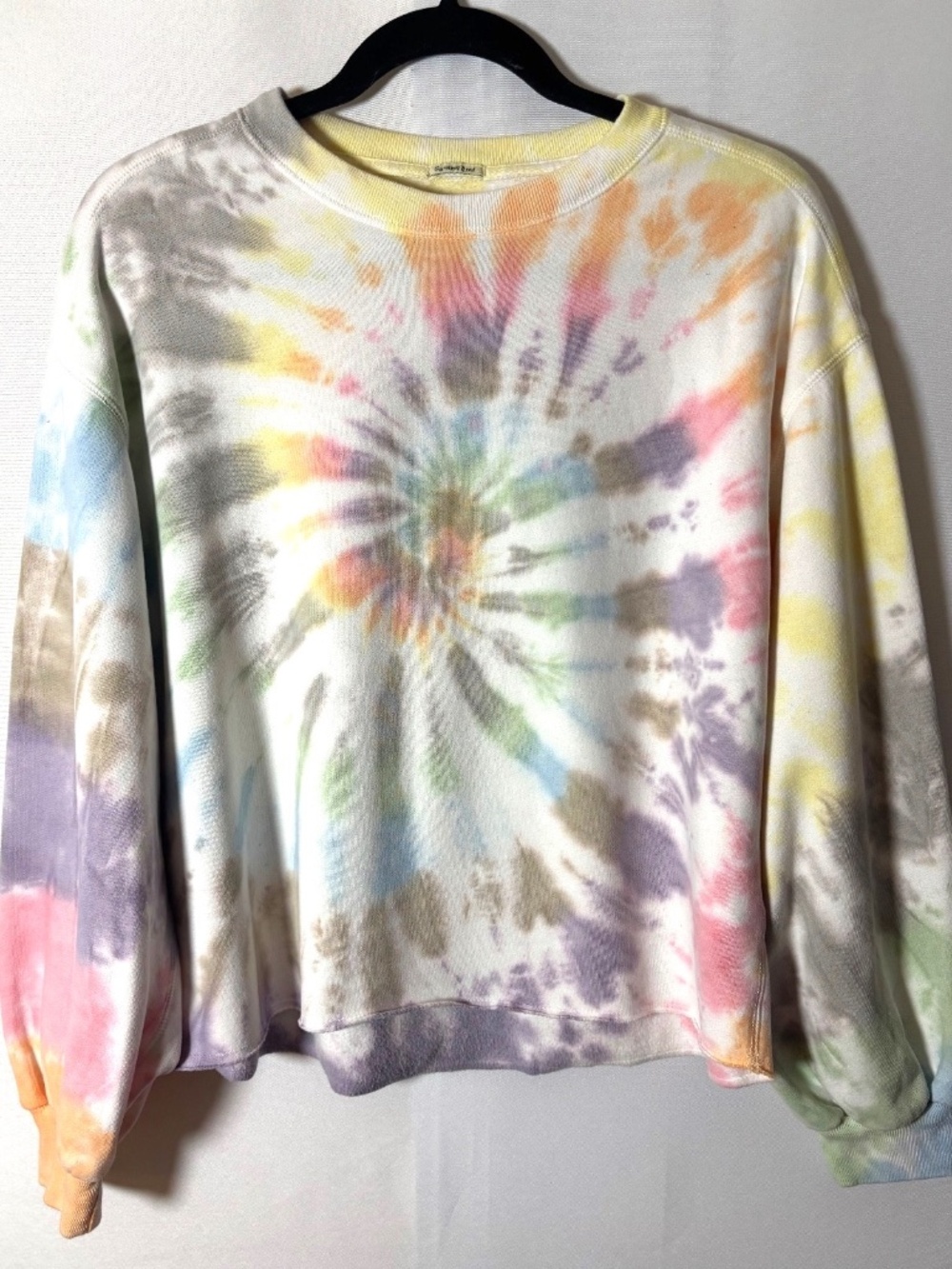 Pastel Rainbow Tie Dye Sweatshirt. Size S . Abercrombie & Fitch